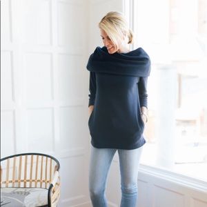 Dudley Stephen’s Calyer Cowl Neck Black Medium